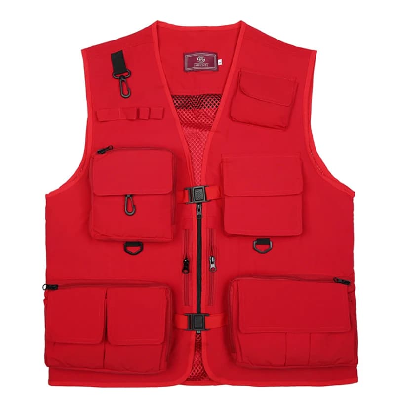 Veste de pêche sportive tactique 2026 - Veste filet séchage rapide multi-poches pour pêche extérieure été