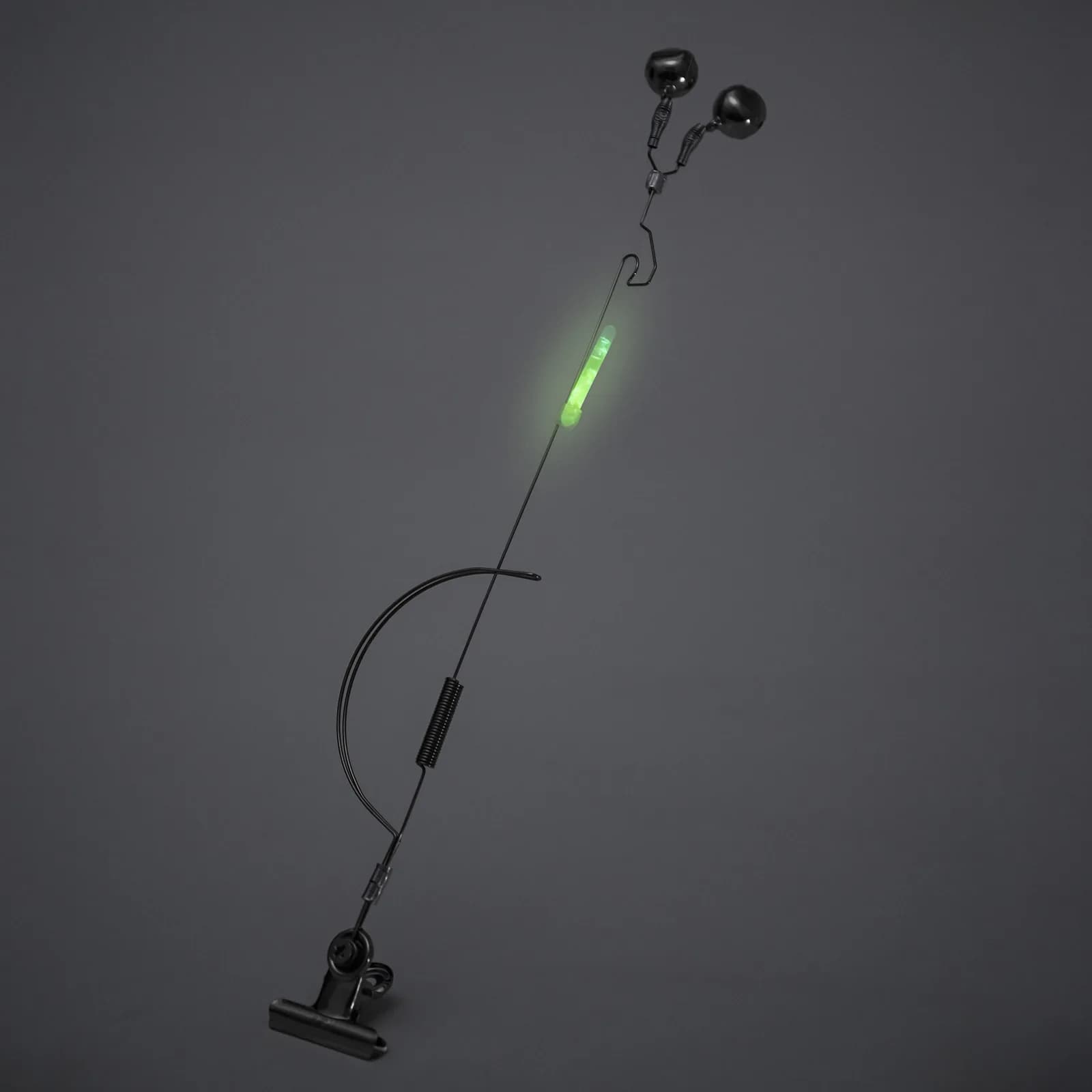 Alarme de touche réglable pour canne à pêche carpe en acier inoxydable - indicateur clip