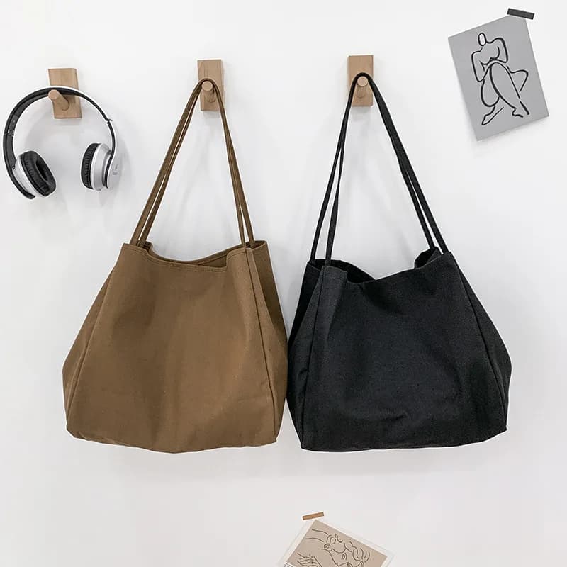 Sac shopping toile écologique pêche femme grand capacité rangement matériel pêche quotidien voyage