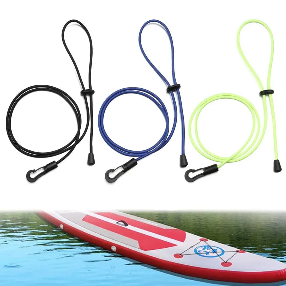 Longe de sécurité 120cm pour pagaie kayak - Sangle anti-perte pour pêche et navigation sécurisée