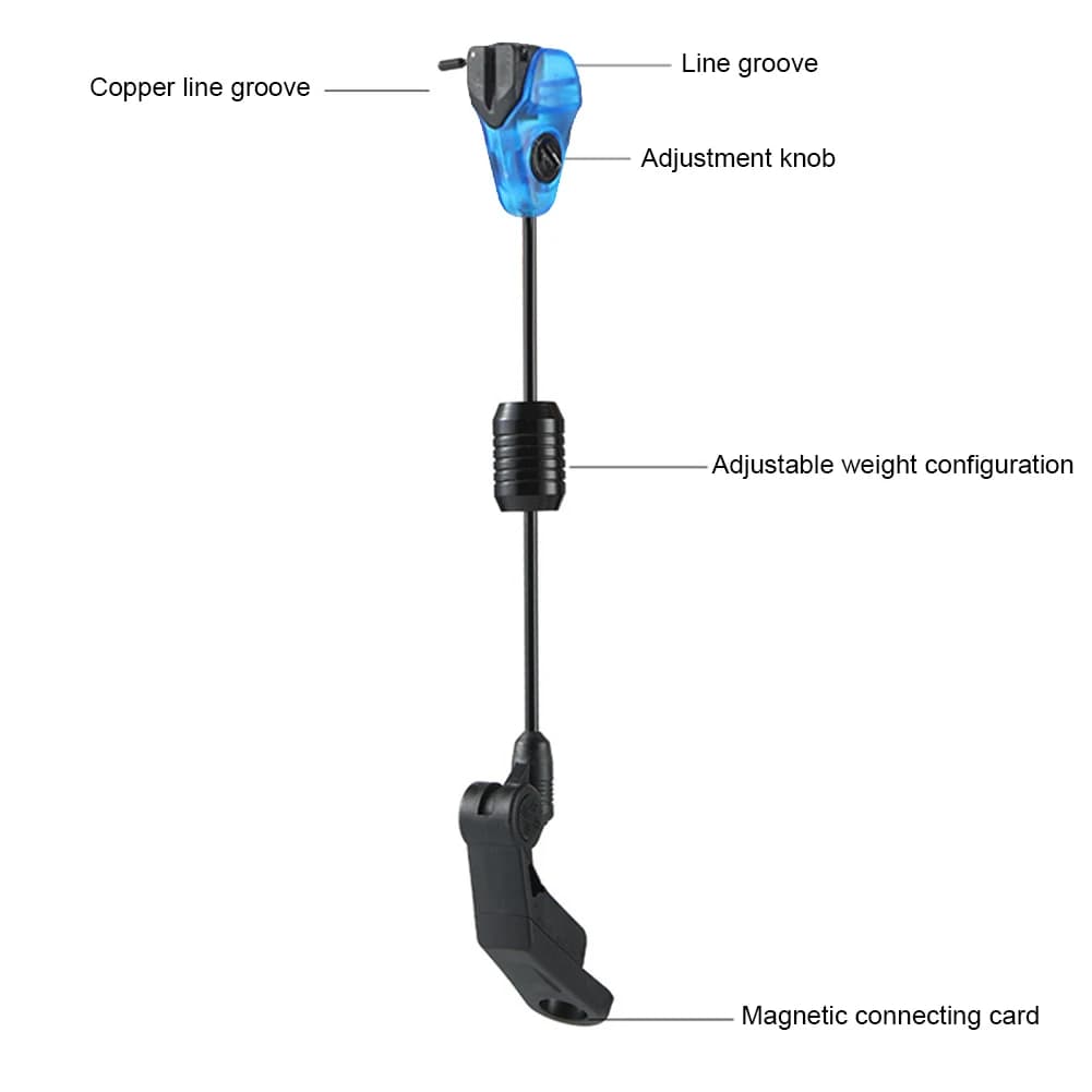 Composants d'alarme de pêche pour swingers carpe - Accessoires polyvalents pêche en mer et rivière