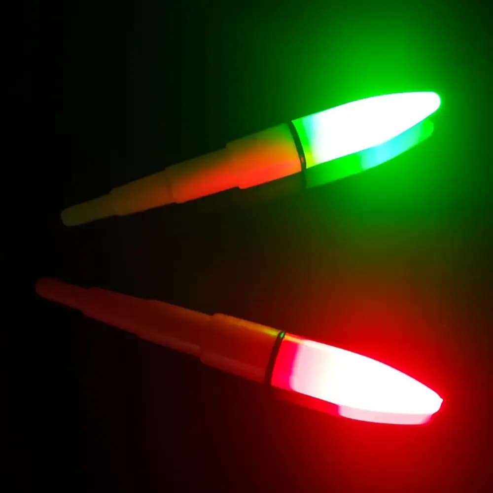 Flotteur lumineux LED électrique pour la pêche de nuit, bâton lumineux électronique et flotteur lumineux