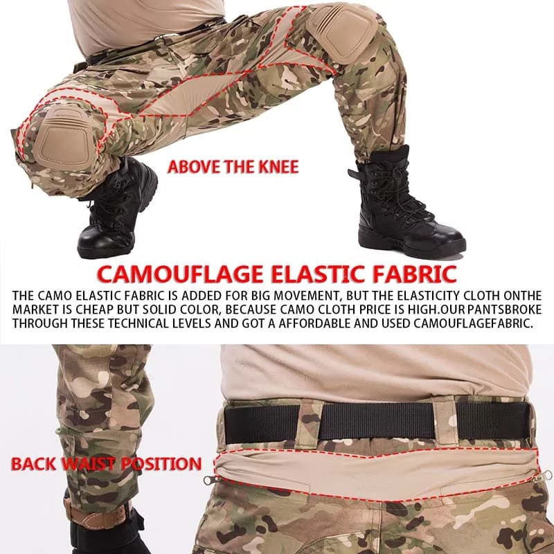 Pantalon tactique gen3 imperméable - Technologie avancée pour pêche extrême tous terrains