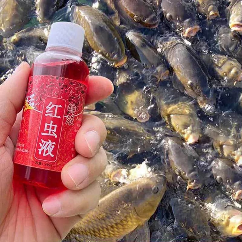 Concentré liquide 60ML senteur ver de sang attracteur poissons - Additif appât perméabilité appétit truite cabillaud carpe perche