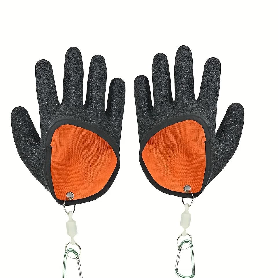 Gants de pêche magnétiques anti-dérapants étanches pour décrocher et attraper le poisson