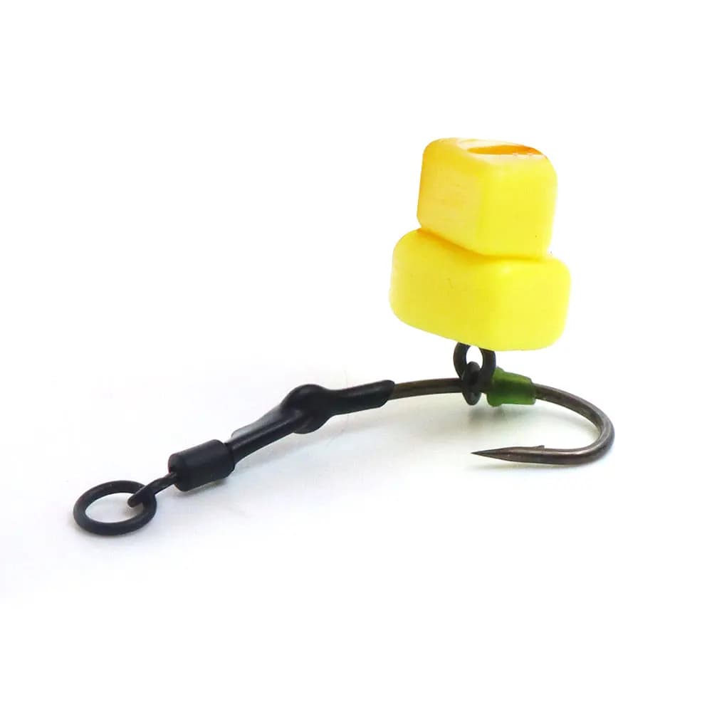 15 appâts maïs méthode feeder pour carpe - Double corn boilie montage cheveu pêche au coup