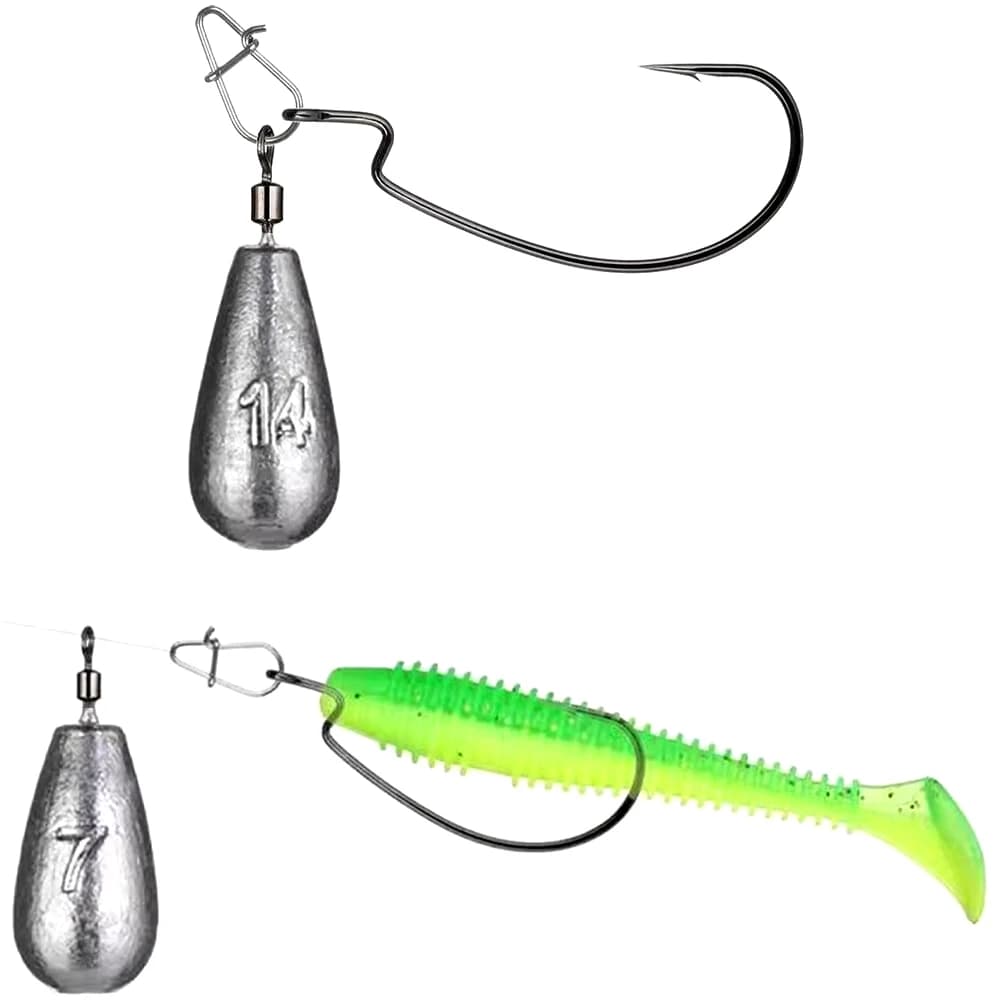 Lot de 15 plombs goutte d'eau 3.5g à 20g - Plombages verticaux pour pêche en mer