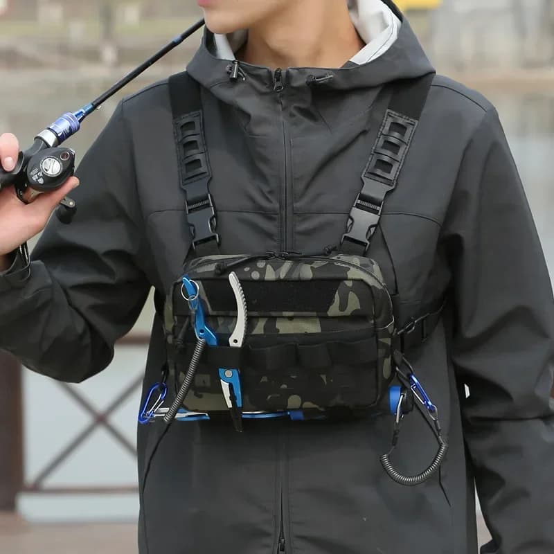 Sac ceinture camouflage pêche leurres utilitaire pour hommes randonnée chasse montagne