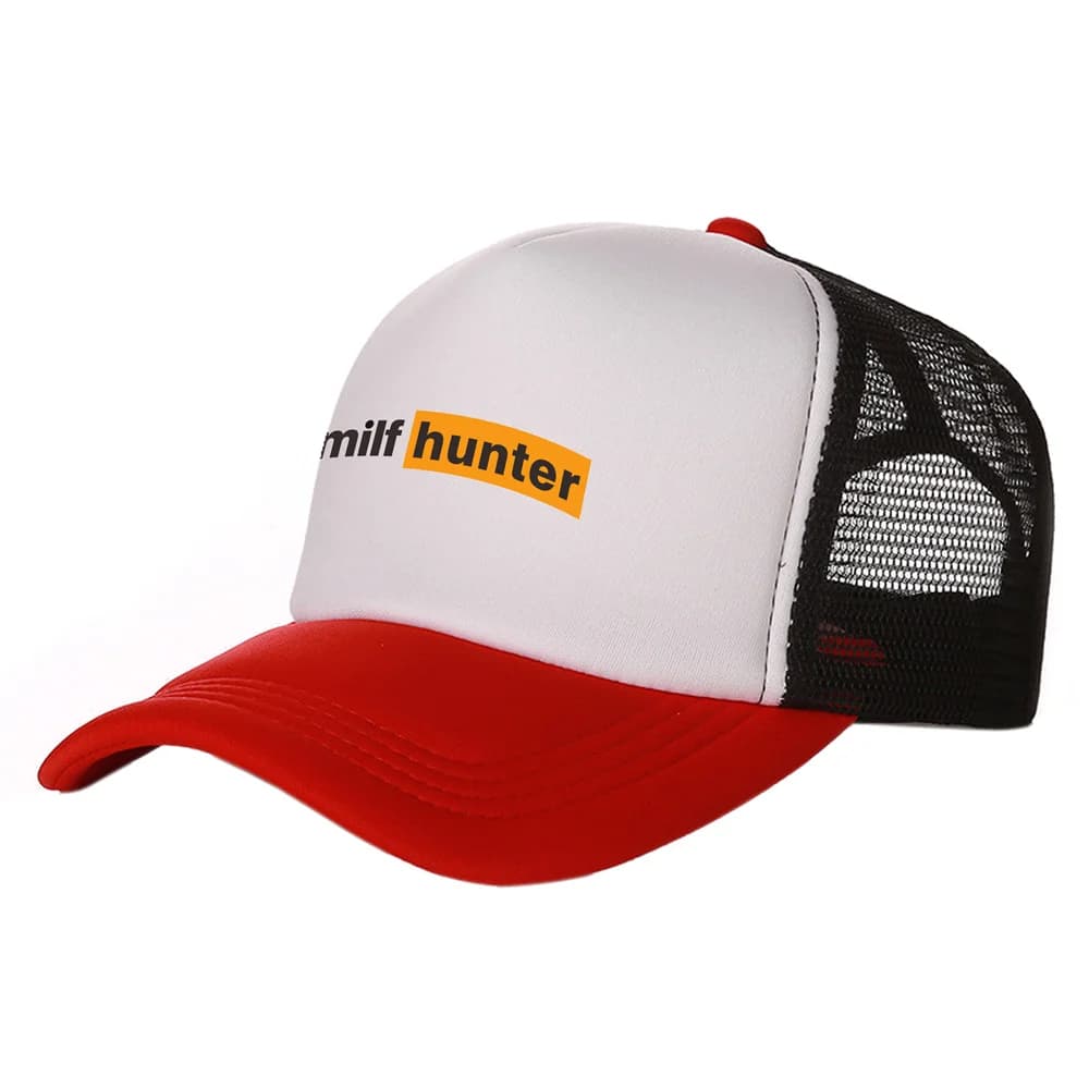 Casquette trucker pêche Milf Hunter - Mesh été extérieur soleil design tendance MZ-506