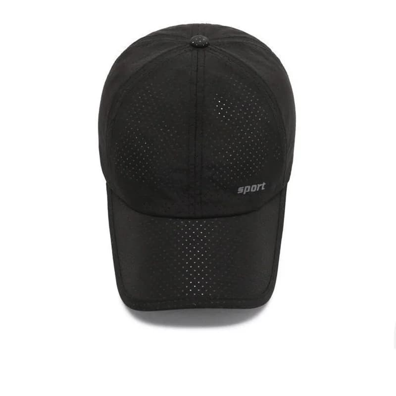 Casquette baseball outdoor séchage rapide respirante réglable pour pêche sports extérieurs