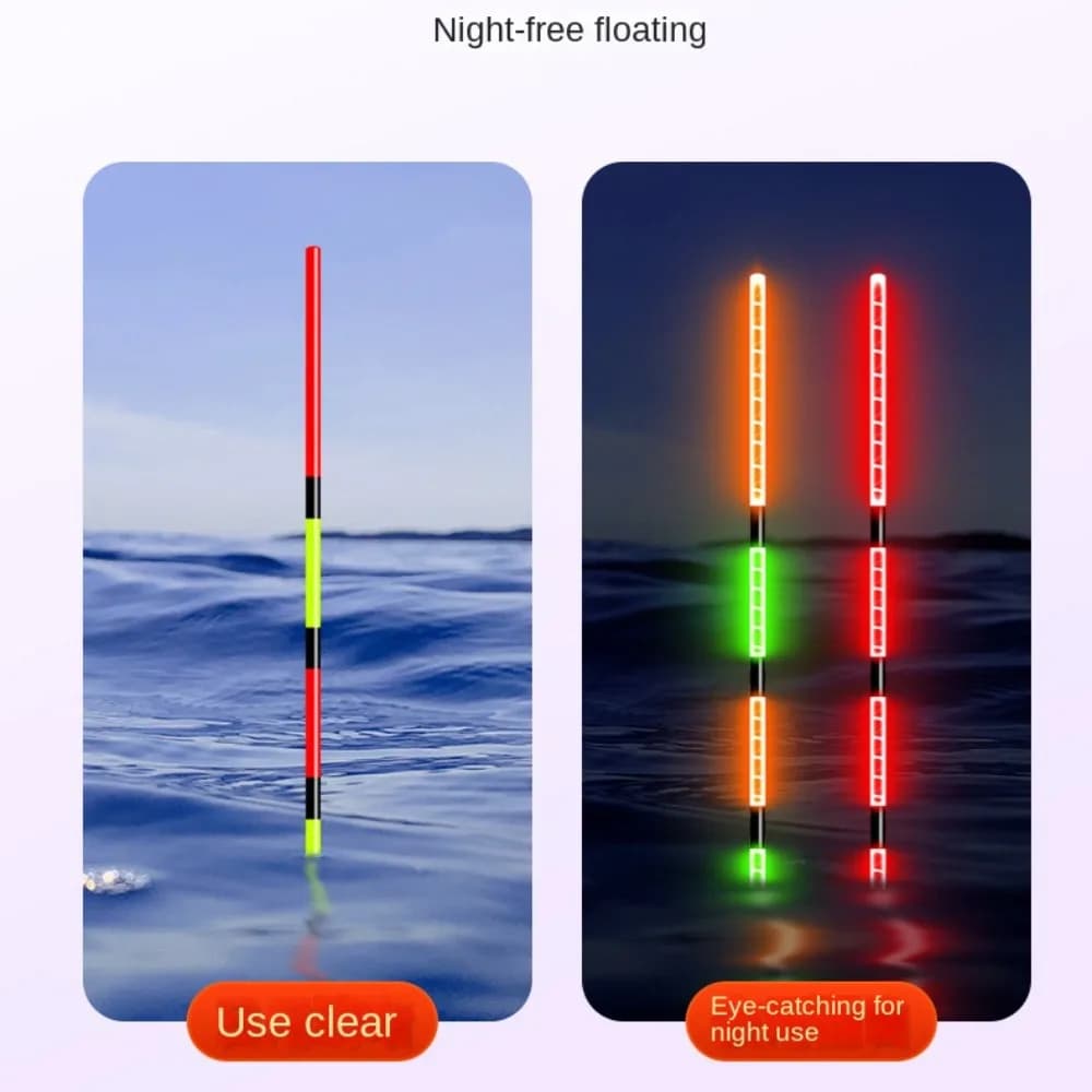 Flotteur lumineux électronique épais sensible avec queue longue pour détection optimale des touches