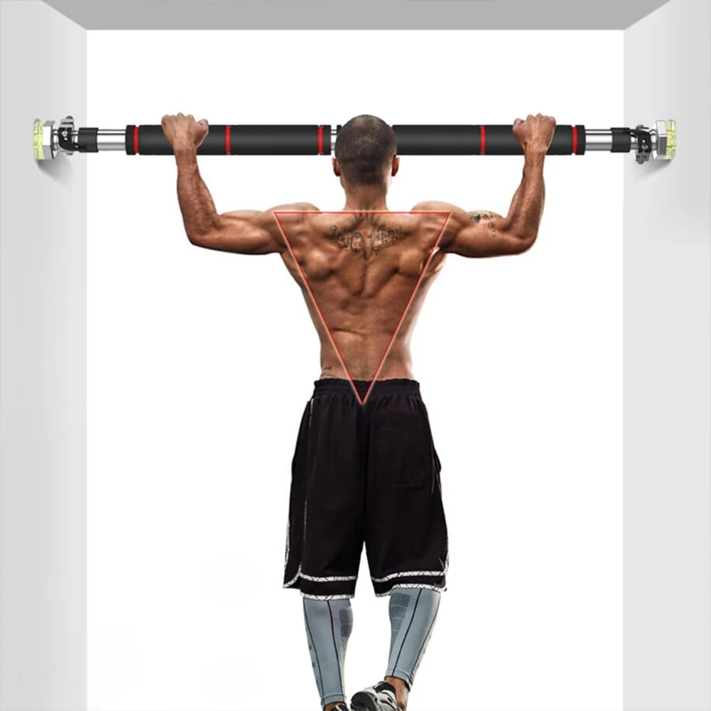 Barre de traction porte ajustable 25-33 cm pour cadre de porte - Entraînement force pêche