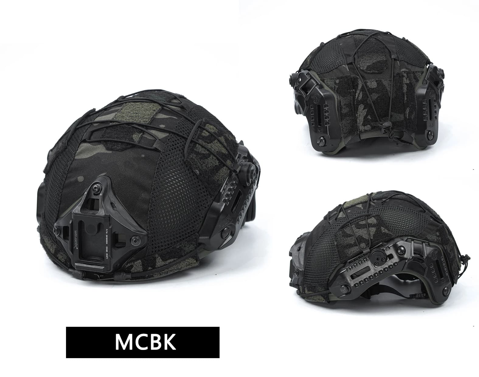 Housse filet Mtek pour casque - Protection aérée contre insectes pour pêche en étang et marais