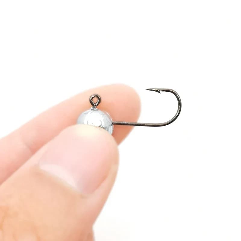 Hameçons Mini Jig Head OUTKIT 10 pièces pour truite et poisson de roche - Tête exposée avec leurres souples