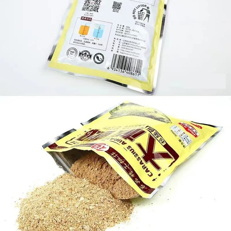 Appât carassin géant 300g attractant alimentaire pour pêche compétition carpe silure étang