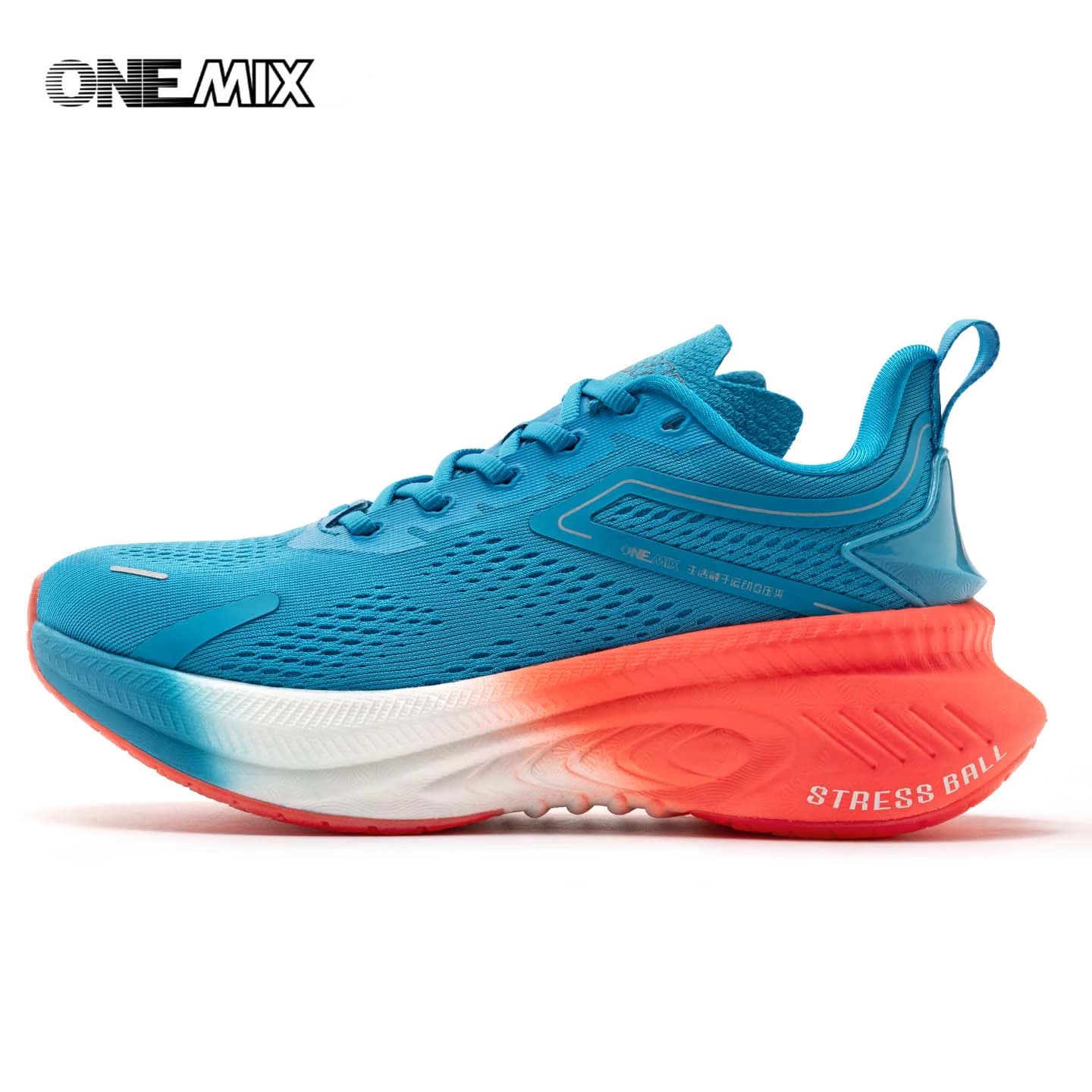 Chaussures running hiver homme pêche - Sneakers amorti respirantes légères jogging extérieur