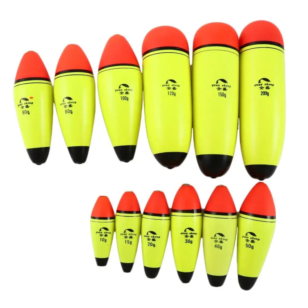 Flotteur pêche mer EVA 8g-200g haute visibilité pour appâts lourds et pêche en eau salée longue distance