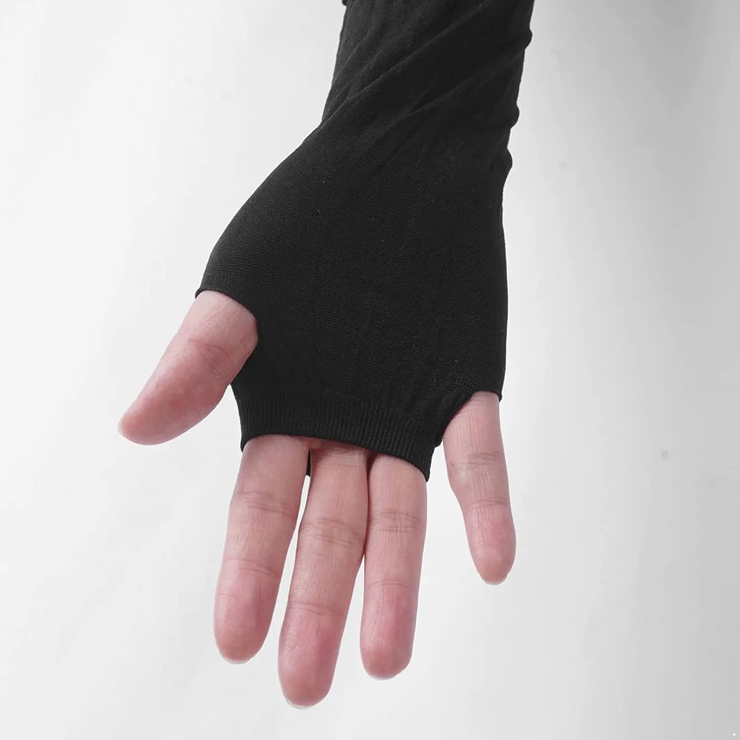 Gants sans doigts noirs gothiques punk pour pêche nocturne et style alternatif femme homme accessoires goth