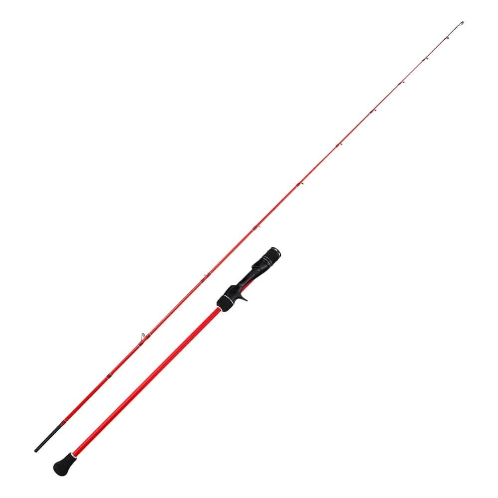 Canne jigging léger 1.8m 30-80g pour pêche lente avec pointe solide et leurres à queue en caoutchouc