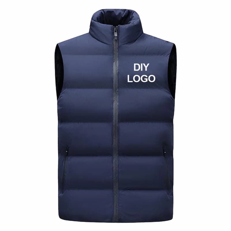 Veste polaire sans manches personnalisable logo entreprise pour pêche hiver coupe-vent chaude