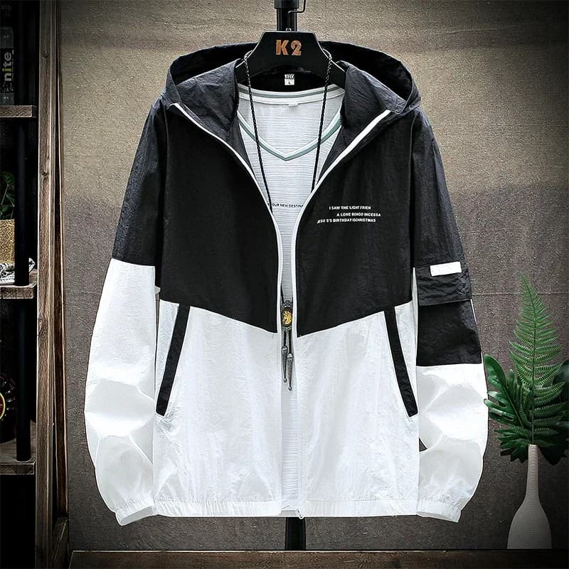 Veste d'été imperméable avec capuche - Protection solaire homme femme - Vêtements pêche chasse