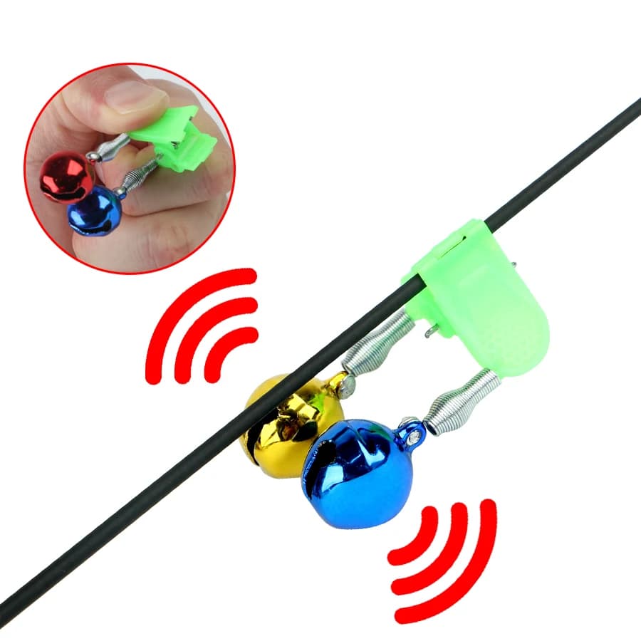 Cloches alarmes multicolores pour canne à pêche carpe - 10 pièces NGB - Accessoires feeder et top tip