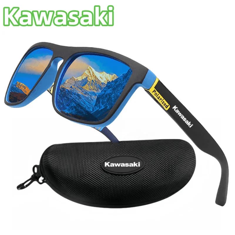 Lunettes de soleil polarisées Kawasaki UV400 - Protection optimale pour pêche, chasse, conduite et vélo