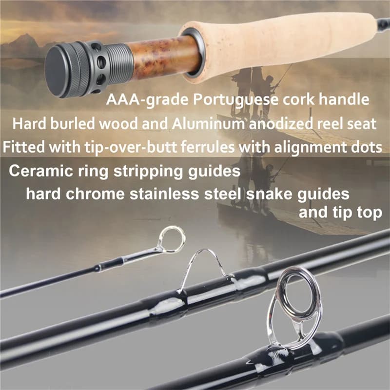 Canne nymphage NANO Maximumcatch 10FT/11FT 2/3/4wt action rapide carbone IM12
