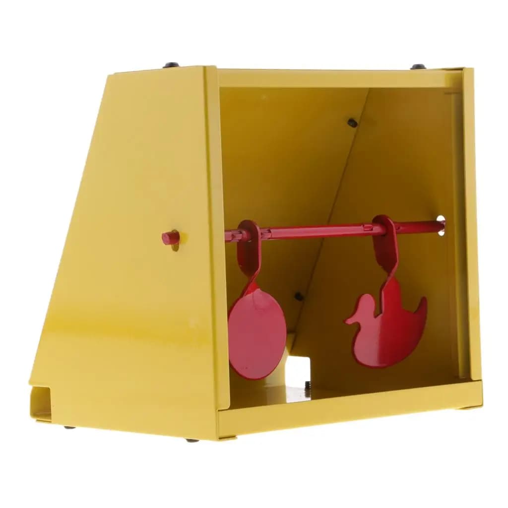 Cible métallique à réinitialisation automatique pour entraînement de tir extérieur avec pellets