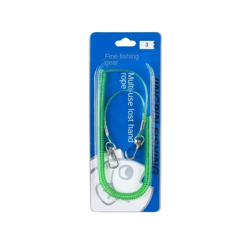 Câble de Sécurité LINNHUE Télescopique pour Canne à Pêche - Protection Anti-Emport Élastique Haute Résistance