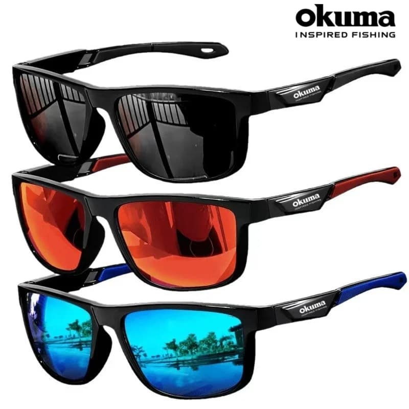 Lunettes de pêche polarisées Okuma Fashion UV400 - Anti-éblouissement pour pêche, conduite et cyclisme