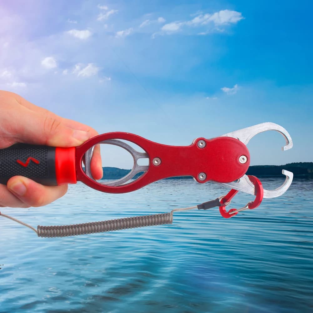 Pince à lèvres professionnelle avec balance intégrée - Outil de pêche complet pour mesurer et manipuler