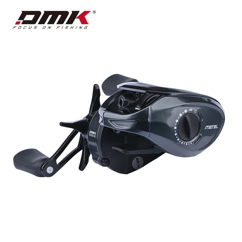 Moulinet casting DC Cheetah Air 7.6:1 frein électronique MIEC 3-17g léger carbone 135g pour pêche leurres
