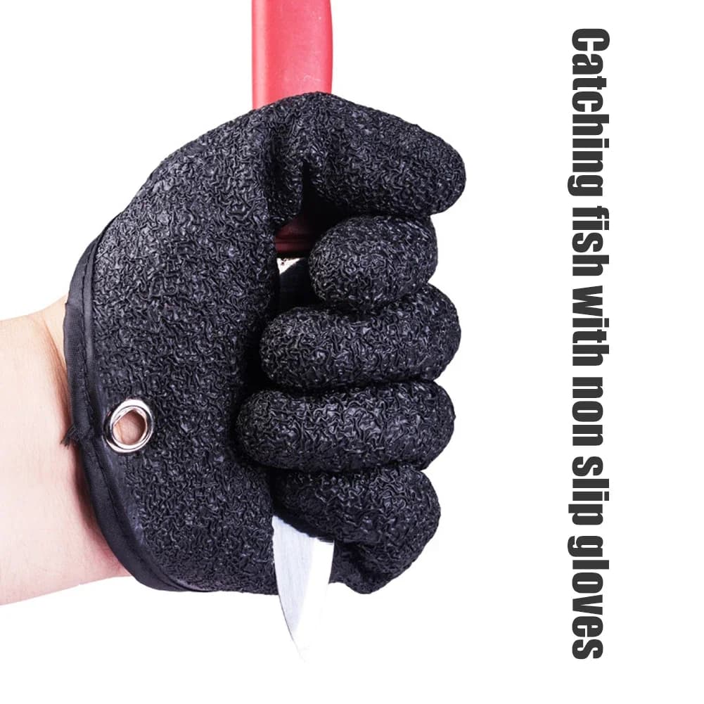 Gants de pêche magnétiques anti-dérapants pour lancer précis - Gants doigts pour pêcheur droitier gaucher