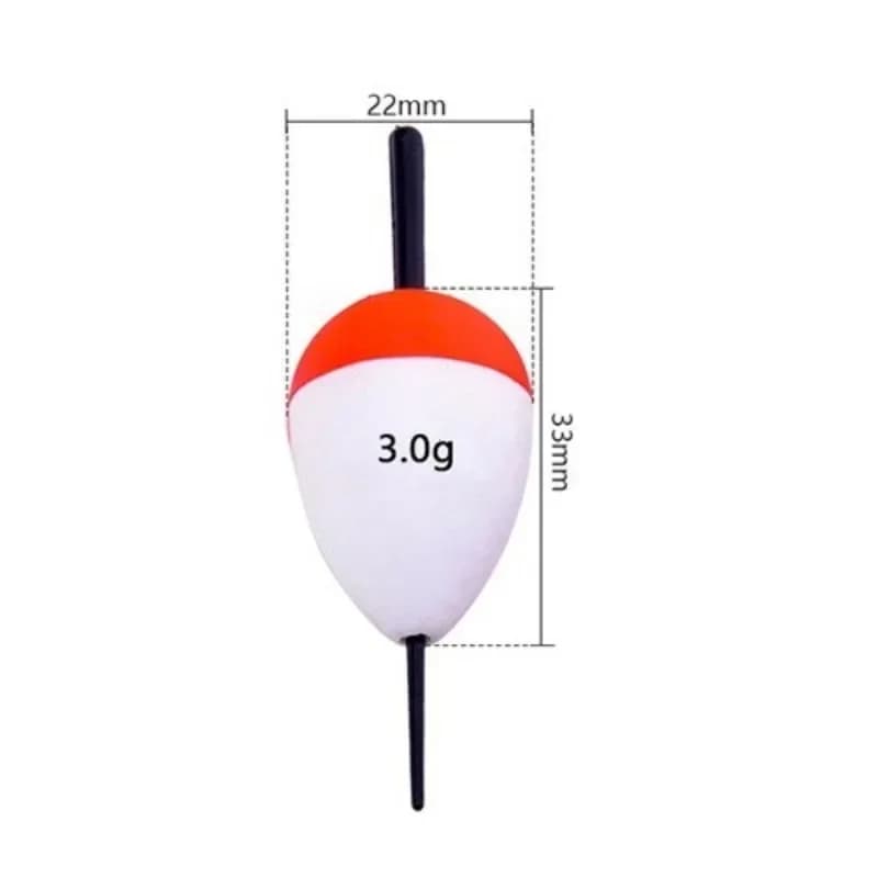 Set flotteurs EVA améliorés 5 pièces 1g à 5g - flotteurs mer et rivière haute visibilité pêche