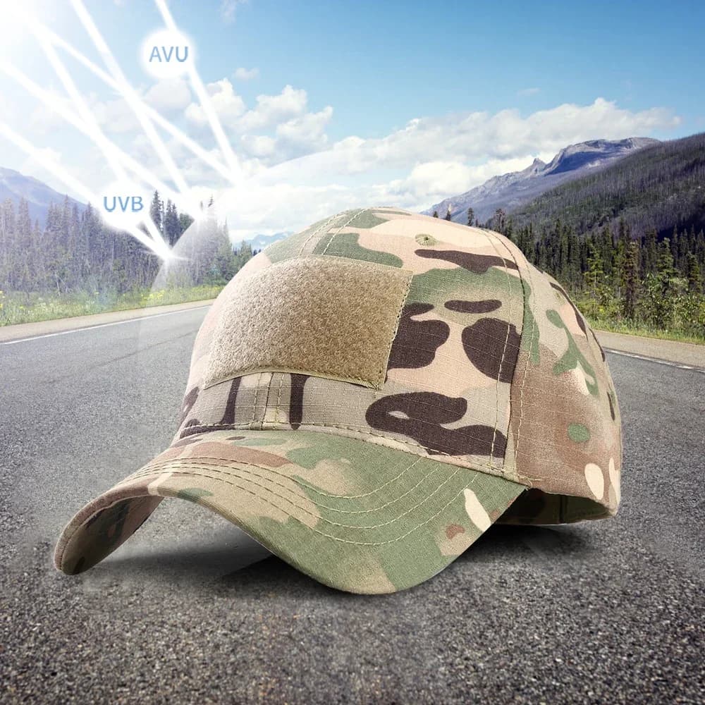 Casquette trucker mesh camouflage pêche breathable tactique réglable été chasse camping