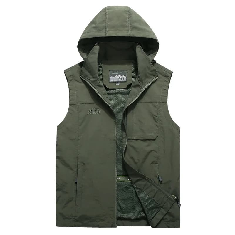 Veste décontractée pêche urbaine à capuche grandes poches qualité premium streetwear 2024