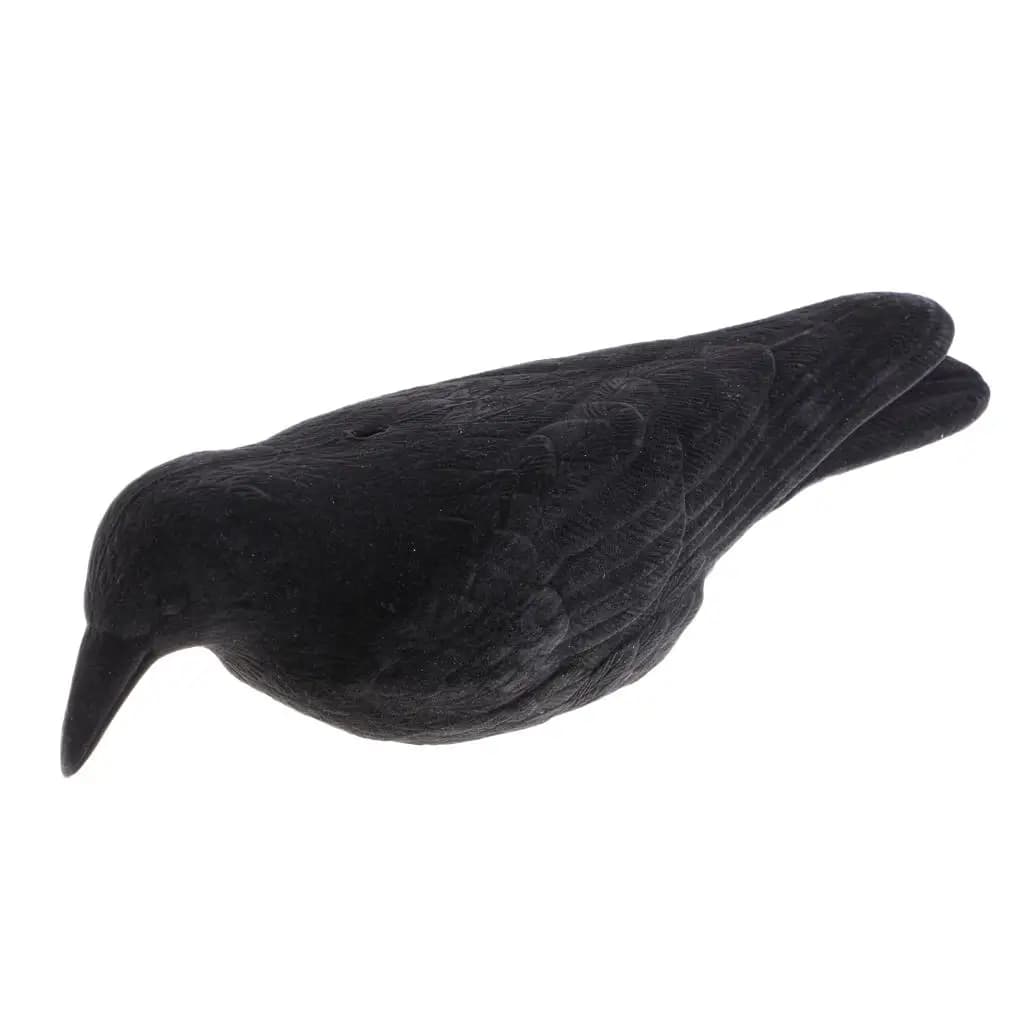 Leurre corbeau multifonction pour chasse oiseaux et protection jardin - Contrôle animalier