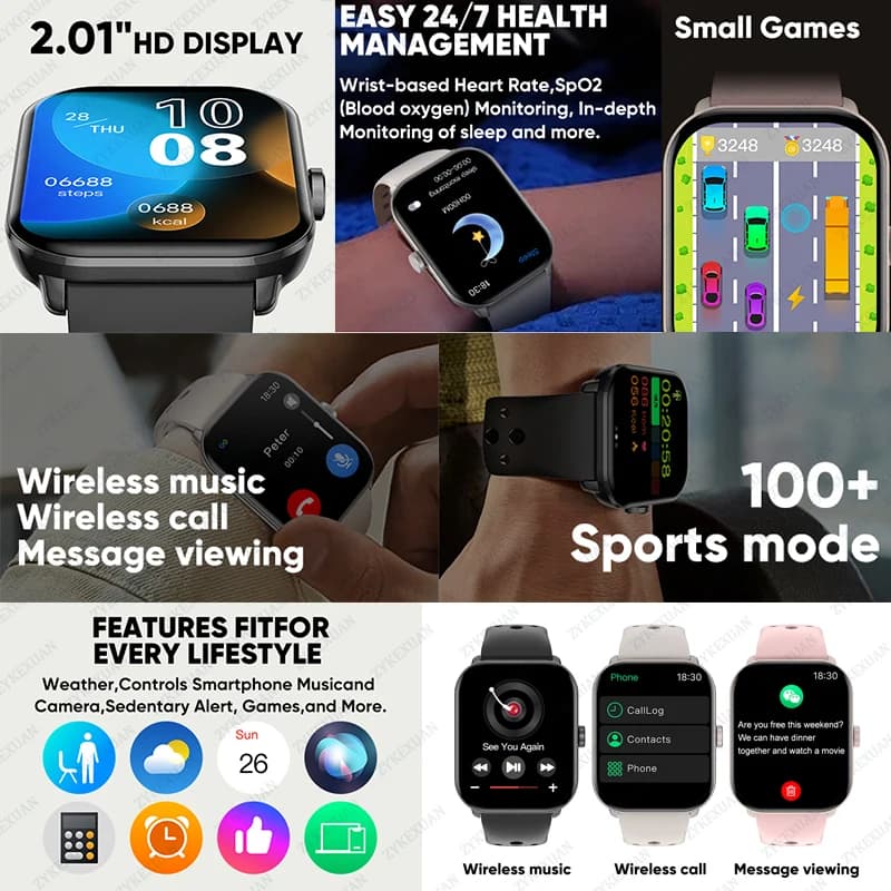 Montre connectée Xiaomi Watch 5 Version Globale - Écran AMOLED HD, GPS intégré, étanche, appels Bluetooth