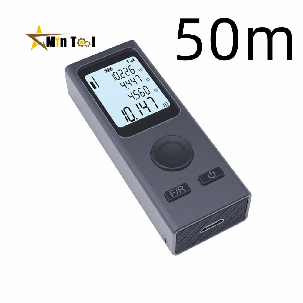 Distanciomètre laser 25M à 60M rechargeable USB - Outil multifonction pour pêche et bricolage