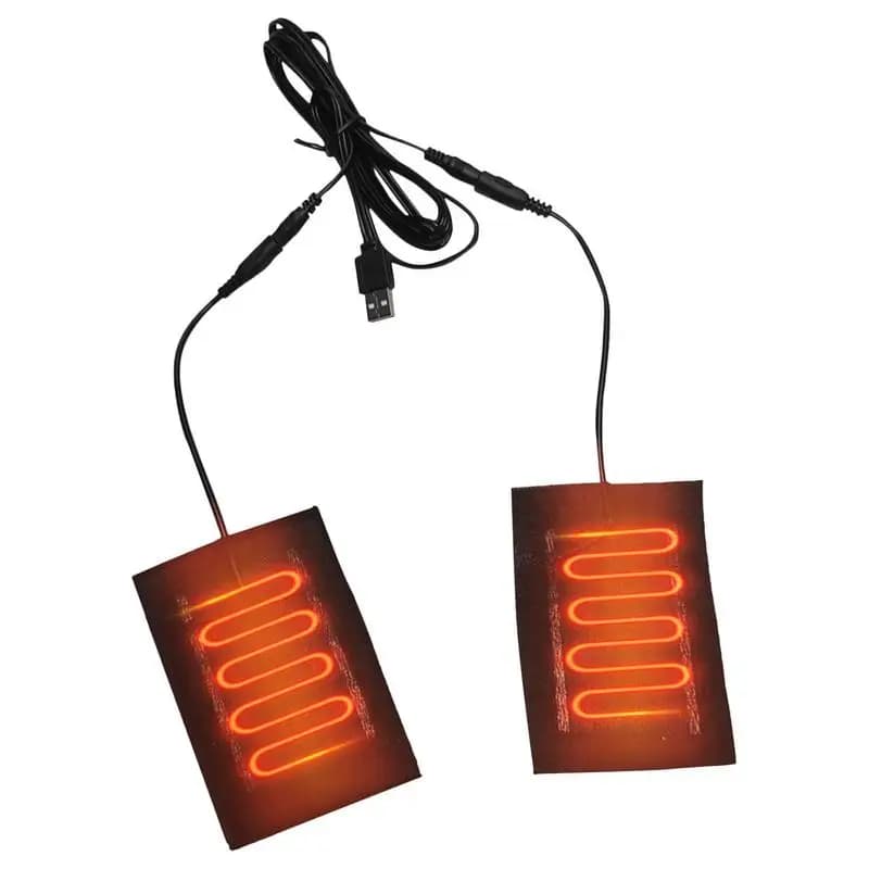 Chauffe-gants USB électrique 5V - Plaque chauffante carbone pour gants d'hiver pêche