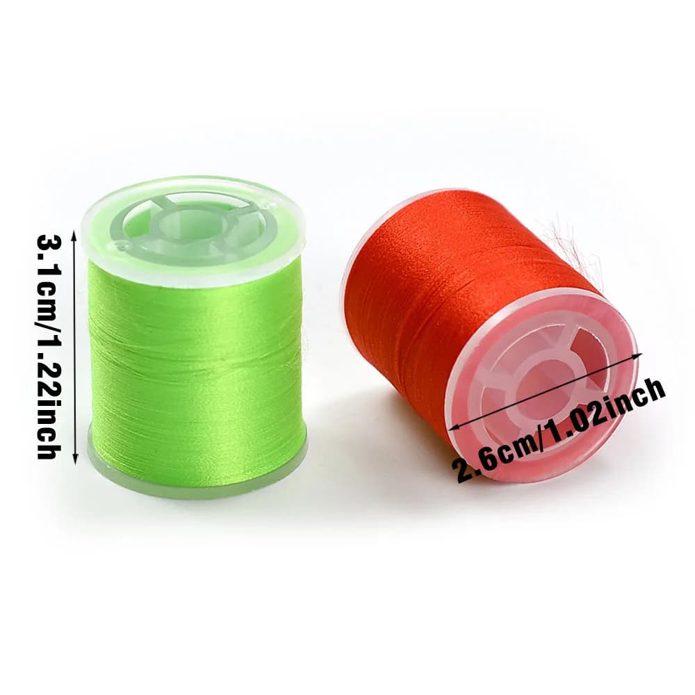 Fil de montage MNFT 2 bobines 150D polyester pour création de mouches artificielles - Matériel fly tying