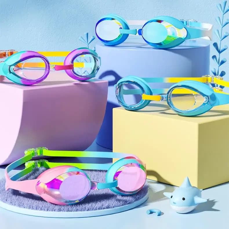 Lunettes de natation enfants garçons filles étanches anti-buée HD professionnelles piscine