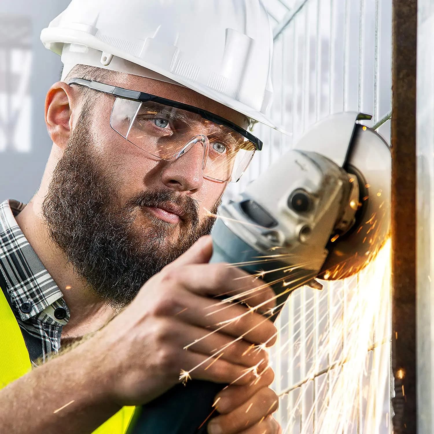 Lunettes de protection anti-éclaboussures pour travail industriel - sécurité oculaire laboratoire et cyclisme