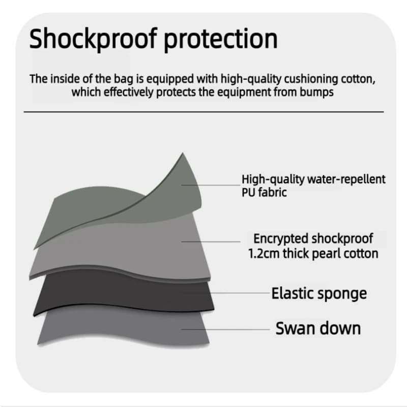 Étui de rangement pour moulinets pêche imperméable anti-chute 2/3/4/6 cases tissu oxford