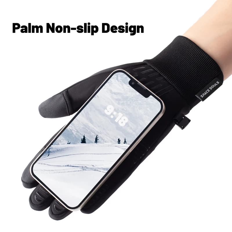 Gants chauffants hiver homme femme pêche vélo ski écran tactile imperméables sport extérieur