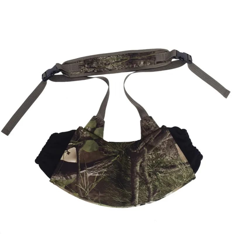 Gants de pêche camouflage épaissis flanelle pour hiver avec cordon cou chasse et pêche