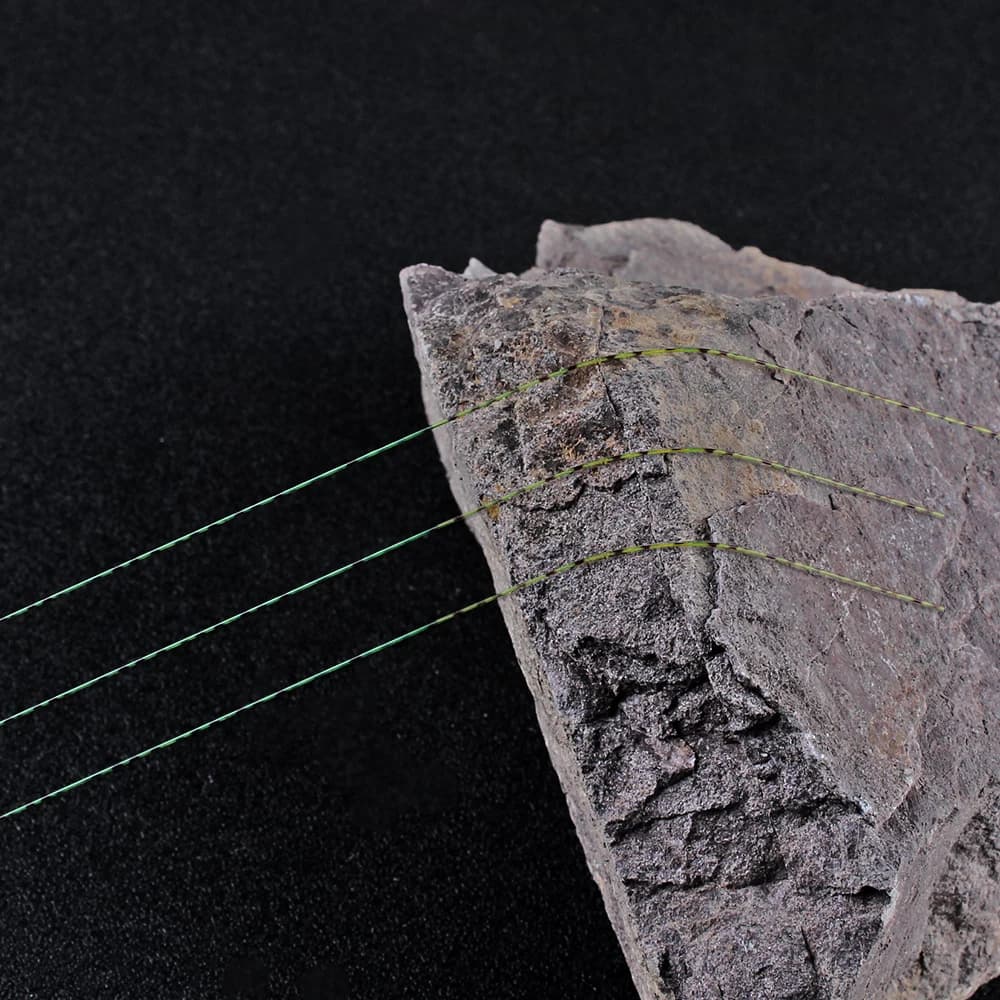 Ligne de pêche carpe invisible super résistante FTK 120m, 0.20-0.50mm, flottante tachetée pour une discrétion totale