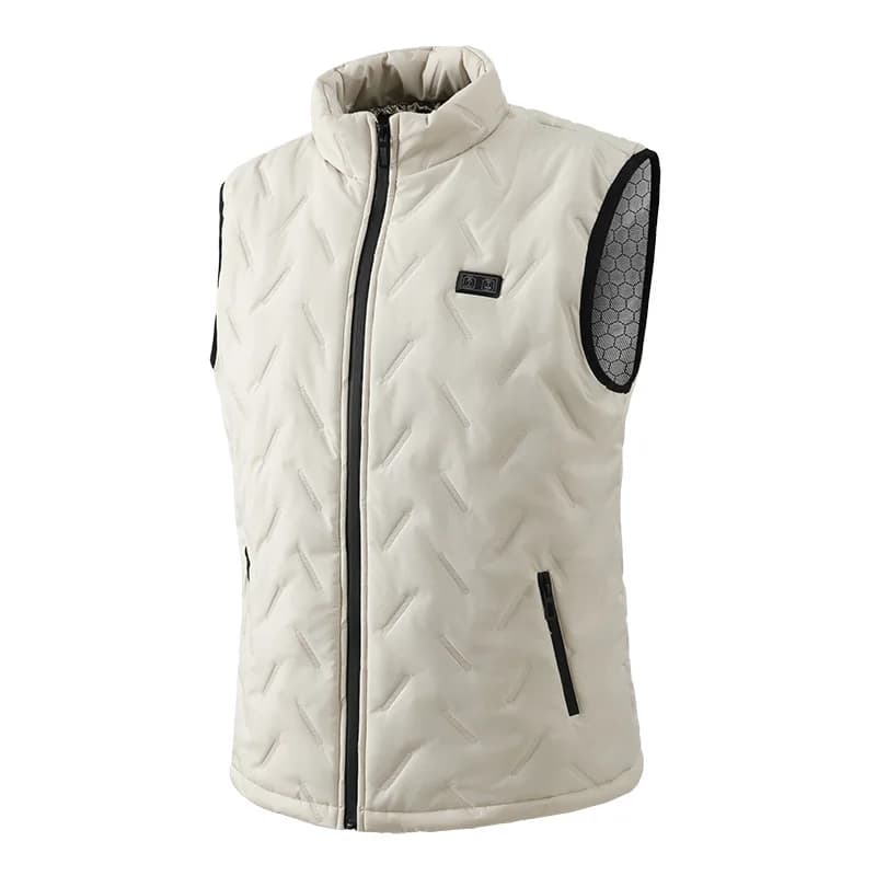 Veste chauffante électrique homme femme 9 zones USB - Veste thermique hiver pêche camping chauffée