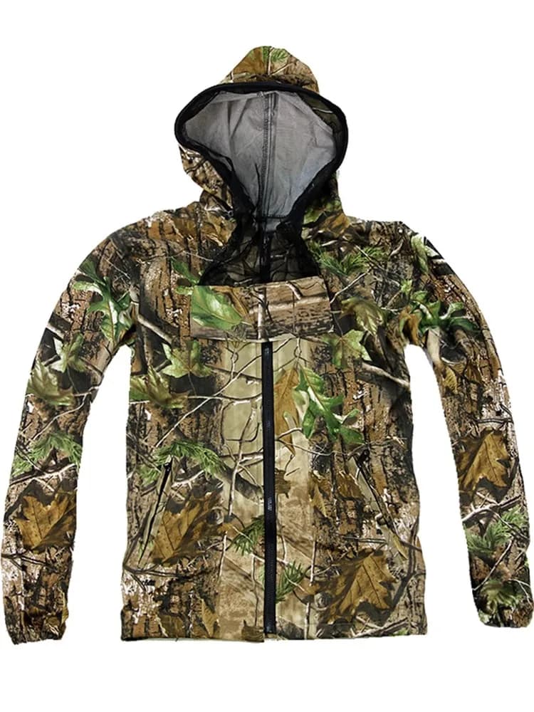 Combinaison printemps-automne anti-moustiques pour pêche en rivière et jungle
